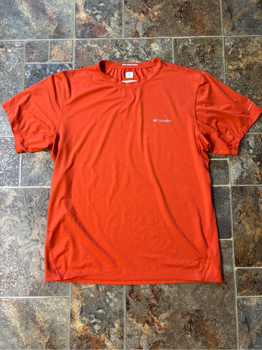 Columbia Men’s Short Sleeve T-Shirt - Rust Orange